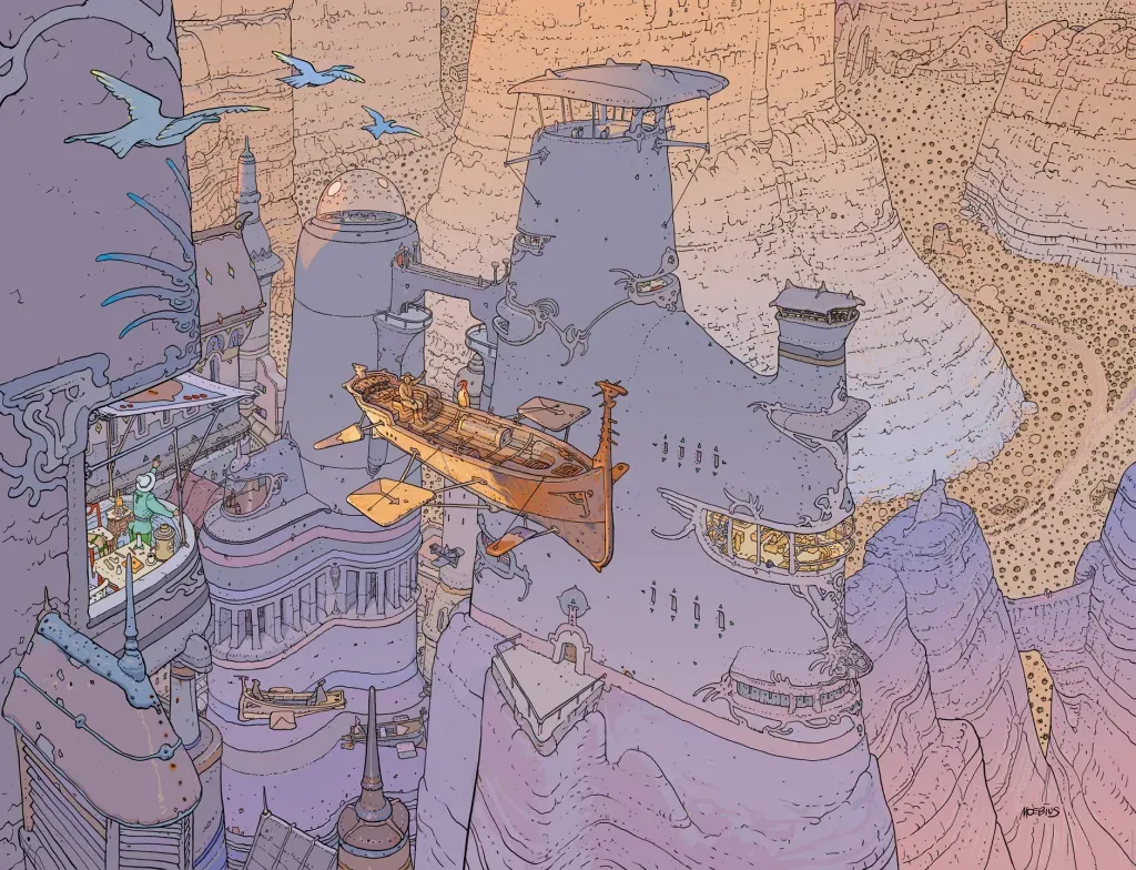 Illustration pour le parfum Voyage d'Hermès